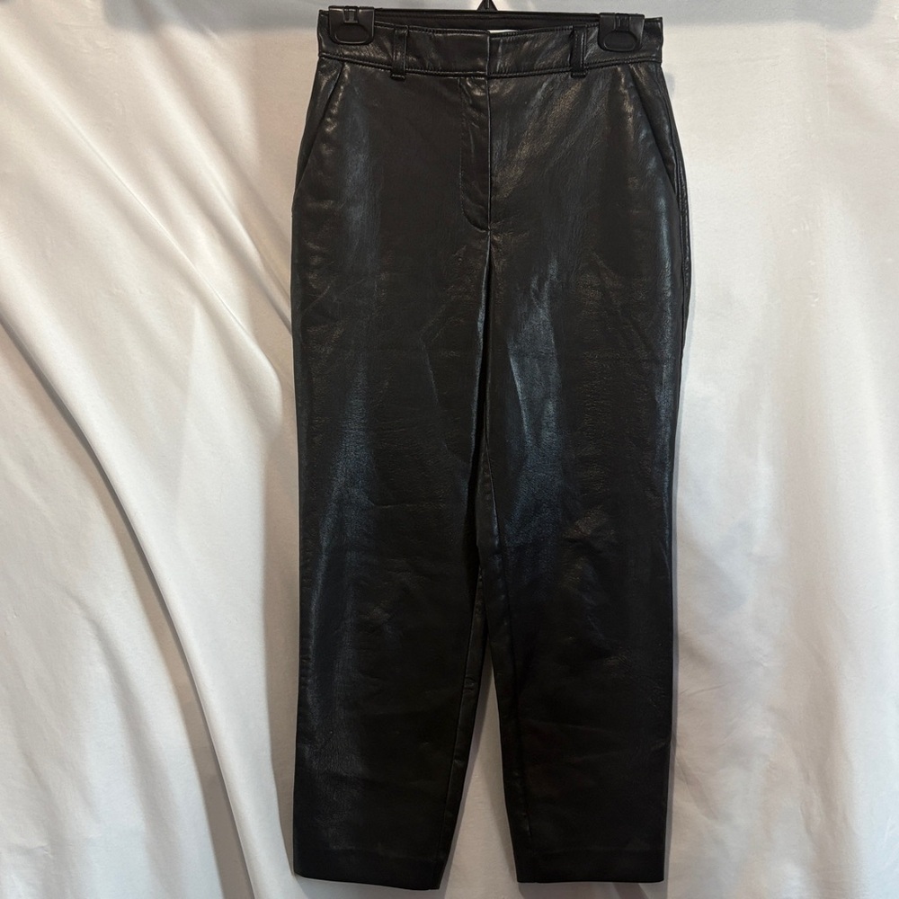 Babaton Shiny Black Skinny Pants XS215